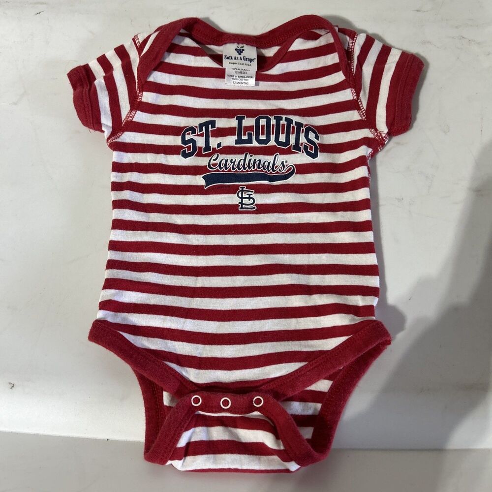 St. Louis Cardinals Baby Bodysuit Size 12 Months
